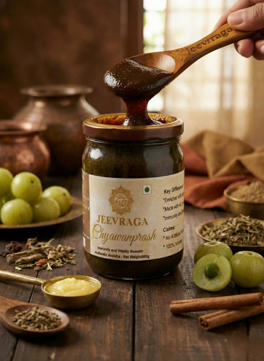 Jeevraga Chyawanprash - Authentic Ayurvedic Immunity & Vitality Booster (600g)