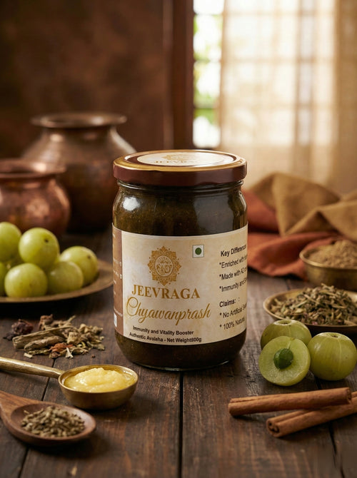 Jeevraga Chyawanprash - Authentic Ayurvedic Immunity & Vitality Booster (600g)
